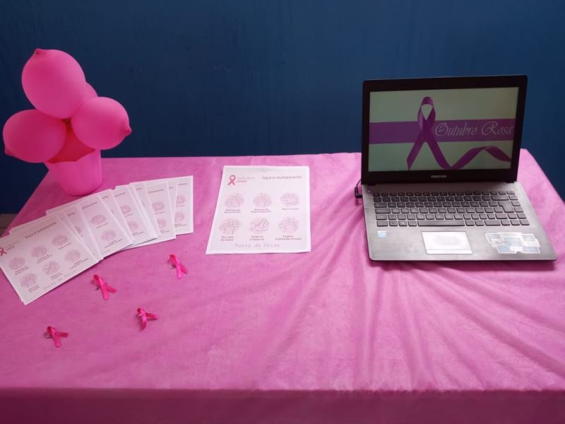 OUTUBRO ROSA: EQUIPE DE SAÚDE REALIZA AÇÕES EM VÁRIAS COMUNIDADES RURAIS E NA SEDE DO MUNICÍPIO