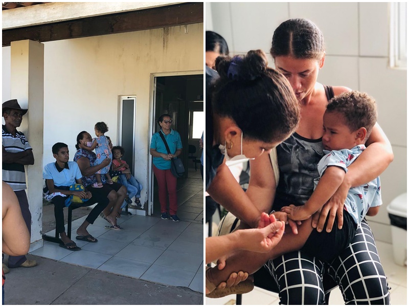 EQUIPE DE SAÚDE REALIZAM A IMUNIZAÇÃO DE CRIANÇAS DE 06 MESES A MENORES DE 05 ANOS CONTRA A COVID-19 EM CANATIBA