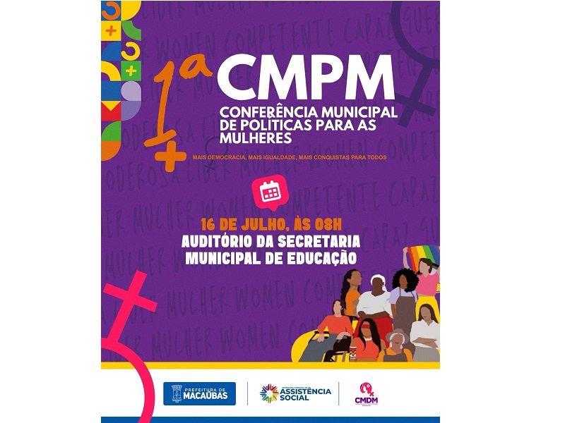 CONFERÊNCIA MUNICIPAL DE POLÍTICAS PARA MULHERES
